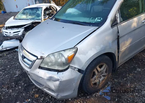 2007 Honda Odyssey Ex-L from USA, damaged, VIN 5FNRL38777B095136